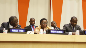 Ebola Forum  ---  Amb. Mamadi Toure, Amb. Marjon Kamara, Amb. Vandi Minah (afrikanspot.com)